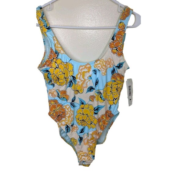 The Bikini Lab Yellow and Blue Floral One Piece - Picture 2 of 13